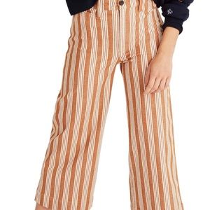 NWOT Madewell Emmett Wide Leg High Rise Pants